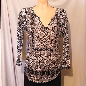 Lucky Brand Bohemian styled cotton top